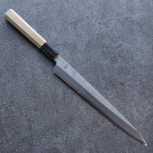  Kikuzuki White Steel No.2 Nashiji Yanagiba 240mm Magnolia Handle - Seisuke Knife