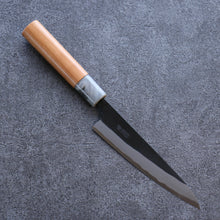  Nao Yamamoto White Steel No.2 Kurouchi Petty-Utility 135mm Cherry Blossoms Handle - Seisuke Knife