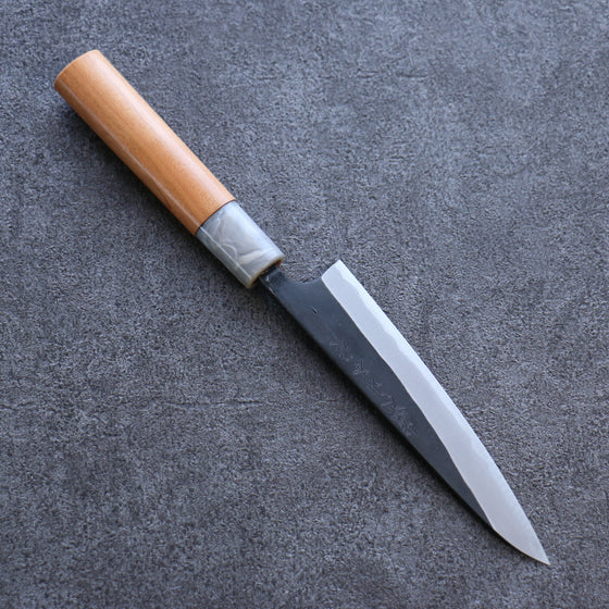 Nao Yamamoto White Steel No.2 Kurouchi Petty-Utility 135mm Cherry Blossoms Handle - Seisuke Knife