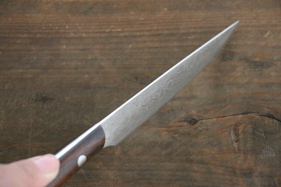 Takeshi Saji SG2 Steak 125mm Ironwood Handle - Seisuke Knife