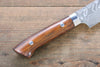 Takeshi Saji R2/SG2 Black Damascus Sujihiki Japanese Knife 240mm Ironwood Handle - Seisuke Knife