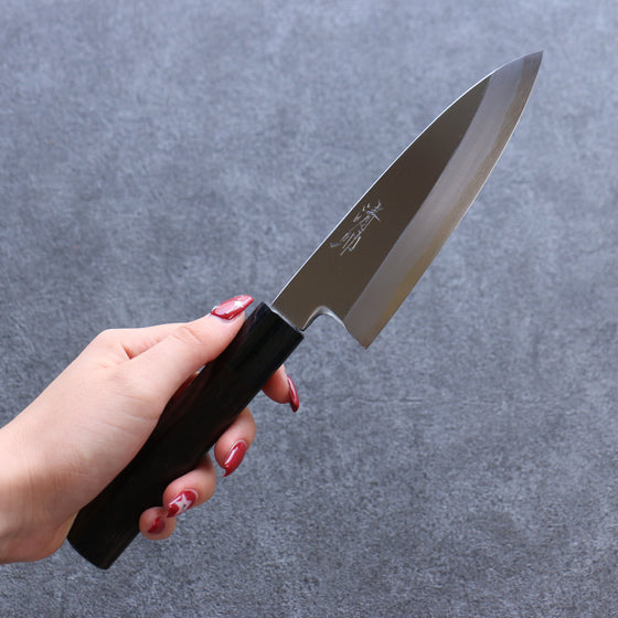 Seisuke Blue Steel Kasumitogi Funayuki 150mm Rosewood Handle - Seisuke Knife
