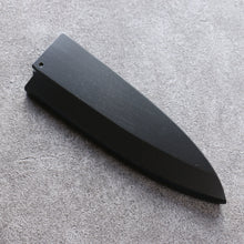  Black Magnolia Sheath for 180mm Deba with Plywood pin 金子 - Seisuke Knife