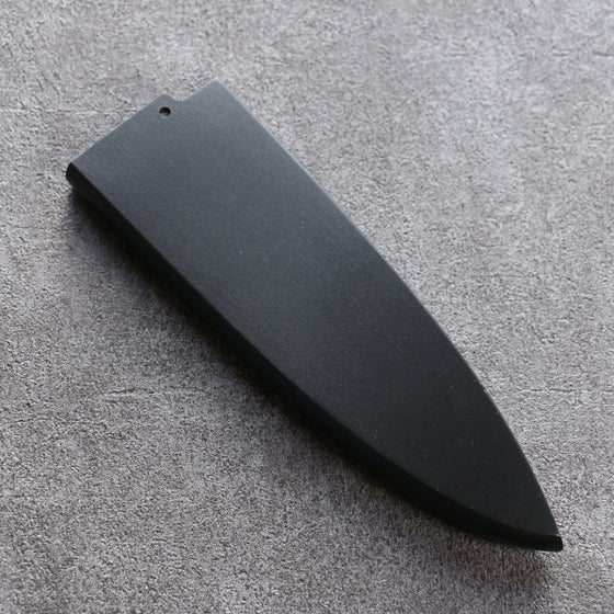 Black Magnolia Sheath for 180mm Deba with Plywood pin 金子 - Seisuke Knife