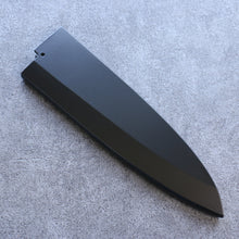  Black Magnolia Sheath for 240mm Deba with Plywood pin 金子 - Seisuke Knife