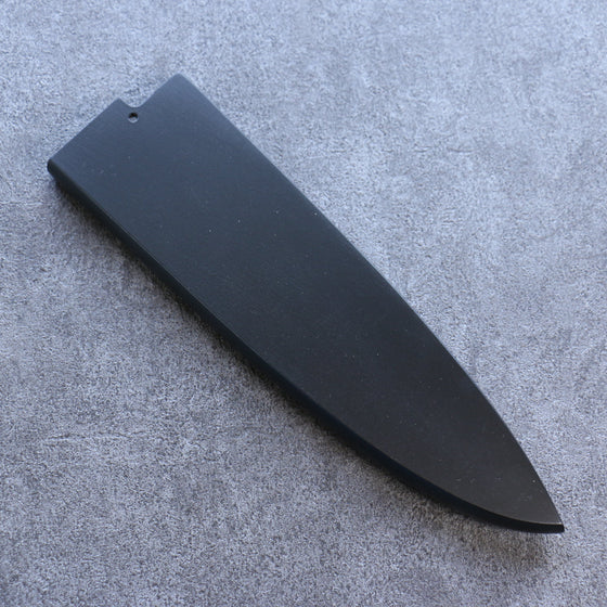 Black Magnolia Sheath for 240mm Deba with Plywood pin 金子 - Seisuke Knife
