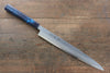 Sakai Takayuki Nanairo INOX Molybdenum Yanagiba 270mm with Blue Tortoiseshell ABS Resin Handle - Seisuke Knife