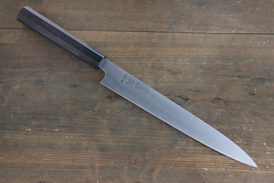 Sukenari HAP40 3 Layer Sujihiki Japanese Knife 240mm Shitan Handle - Seisuke Knife