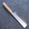 Shigeki Tanaka Majiro Silver Steel No.3 Nakiri 165mm Maple, Cherry, Walnut Handle - Seisuke Knife