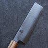 Shigeki Tanaka Majiro Silver Steel No.3 Nakiri 165mm Maple, Cherry, Walnut Handle - Seisuke Knife