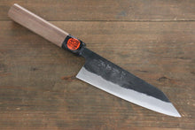  Shigeki Tanaka Blue Steel No.2 TEKKA Kurouchi Santoku Japanese Chef Knife 165mm - Seisuke Knife