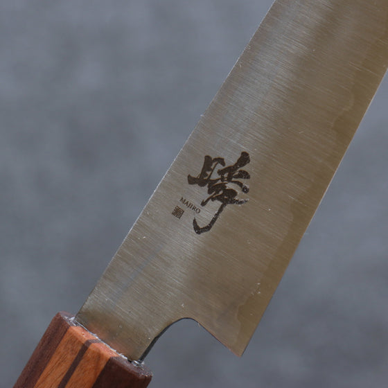Shigeki Tanaka Majiro Silver Steel No.3 Petty-Utility 150mm Maple, Cherry, Walnut Handle - Seisuke Knife