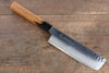 Sakai Takayuki VG10 33 Layer Damascus Nakiri 160mm with Lacquered (Kokushin) Live Oak Handle - Seisuke Knife