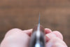 Seisuke VG10 33 Layer Damascus Petty-Utility  135mm Mahogany Handle with Sheath - Seisuke Knife