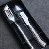 Ryujin Stainless Steel Steak Knife & Fork Set - Seisuke Knife