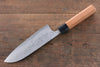 Nao Yamamoto VG10 Damascus Santoku  170mm with Cherry Wood Handle - Seisuke Knife