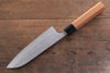Nao Yamamoto SRS13 Black Damascus Santoku 165mm Cherry Blossoms Handle - Seisuke Knife