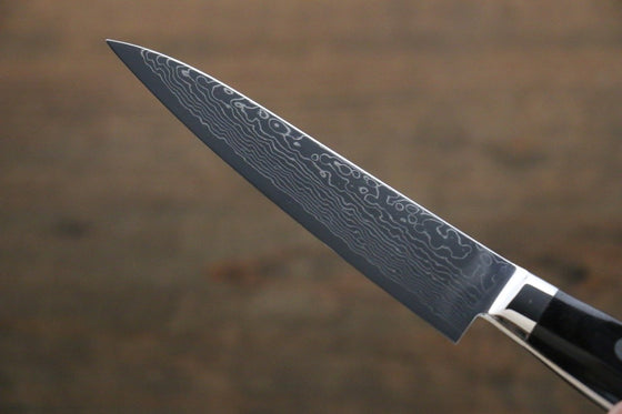 Takayuki Iwai VG10 Fumon Damascus Petty Japanese Chef Knife 105mm - Seisuke Knife