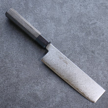  Seisuke VG10 Damascus Nakiri 180mm Gray Pakka wood Handle - Seisuke Knife