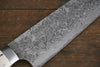 Takeshi Saji SG2 Black Damascus Bunka 180mm Cow Bone Handle - Seisuke Knife