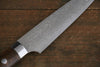 Takeshi Saji SG2 Diamond Finish Damascus Petty-Utility 150mm Ironwood Handle - Seisuke Knife