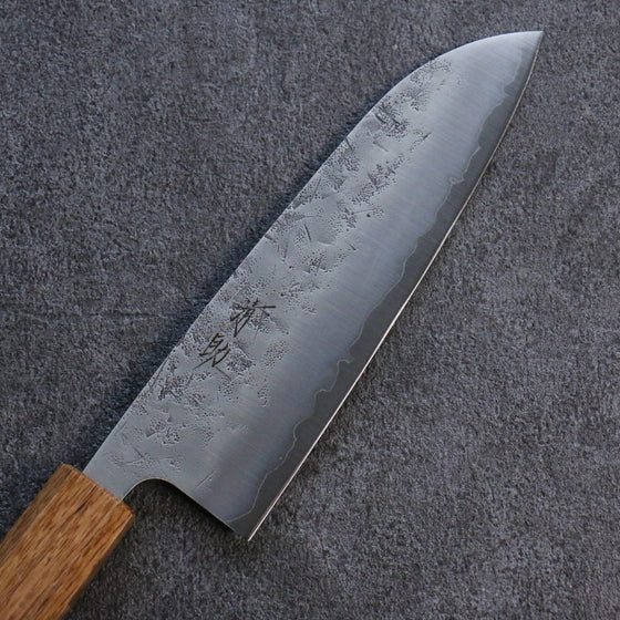 Seisuke SLD Washiji Santoku 165mm Burnt Oak Handle - Seisuke Knife