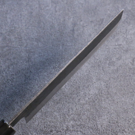 Kikuzuki White Steel No.2 Black Finished Nakiri 180mm Magnolia Handle - Seisuke Knife