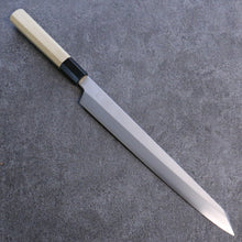  Kikuzuki Silver Steel No.3 Kasumitogi Kiritsuke Yanagiba 270mm Magnolia Handle - Seisuke Knife