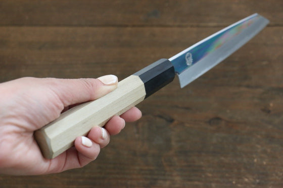 Choyo White Steel Mirrored Kiritsuke Petty Japanese Chef Knife 135mm - Seisuke Knife