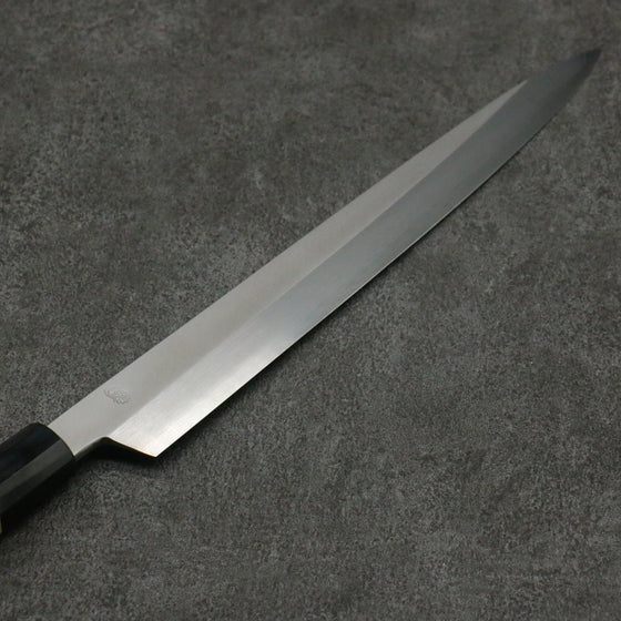 Kikuzuki Silver Steel No.3 Kasumitogi Yanagiba 300mm Magnolia Handle - Seisuke Knife