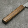 Seisuke Nami AUS10 Mirrored Finish Damascus Petty-Utility 150mm Oak Handle - Seisuke Knife