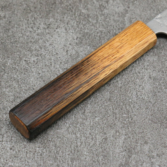 Seisuke SLD Washiji Petty-Utility 135mm Burnt Oak Handle - Seisuke Knife