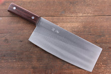  Seisuke Whole Steel Chinese Cleaver Japanese Knife 220mm with Shitan Handle - Seisuke Knife