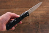 Takeshi Saji R2/SG2 Damascus Folding Petty-Utility  120mm with Carbon Fiber Handle - Seisuke Knife