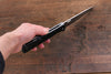 Takeshi Saji R2/SG2 Damascus Folding Petty-Utility Japanese Knife 120mm with Carbon Fiber Handle - Seisuke Knife