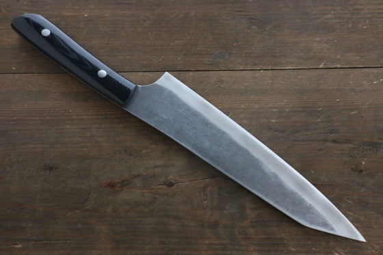 Takeshi Saji Vinno1 Kiritsuke Gyuto 210mm Black Micarta Handle - Seisuke Knife