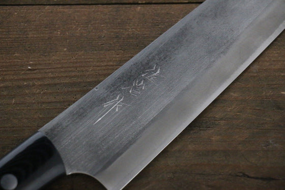 Takeshi Saji Vinno1 Kiritsuke Gyuto  180mm Black Micarta Handle - Seisuke Knife
