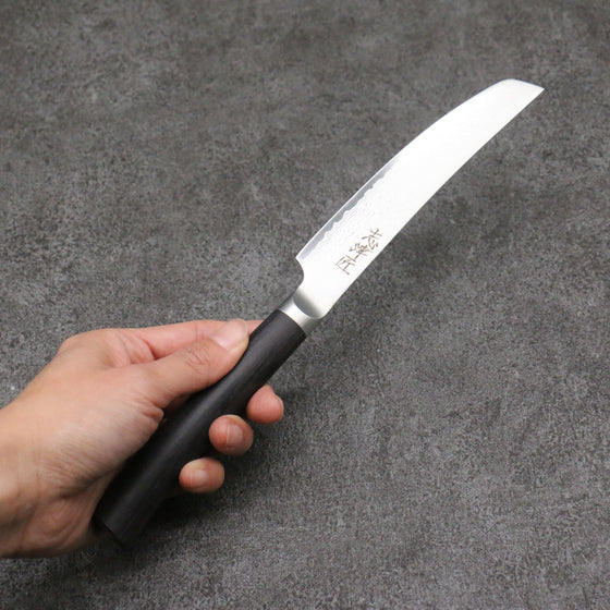 Shizu Set of 4 VG10 Damascus Steak 130mm Black Pakka wood Handle - Seisuke Knife