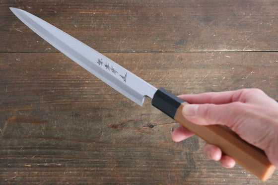 Sakai Takayuki [Left Handed] Molybdenum Yanagiba with PC Plastic Handle - Seisuke Knife
