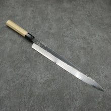  Kikuzuki White Steel No.2 Kurouchi Yanagiba 300mm Magnolia Handle - Seisuke Knife