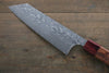 Yoshimi Kato R2/SG2 Damascus Bunka Japanese Chef Knife 165mm with Honduras Handle - Seisuke Knife