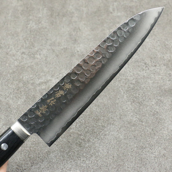 Kanetsune VG1 Hammered Gyuto 180mm Black Pakka wood Handle - Seisuke Knife