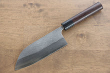  Shungo Ogata R2/SG2 Santoku Japanese Knife 150mm with Shitan Handle - Seisuke Knife