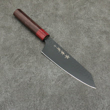  Sakai Takayuki Kurokage VG10 Hammered Teflon Coating Kiritsuke Santoku Japanese Knife 160mm Rosewood Handle - Seisuke Knife