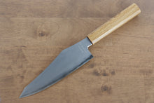  Jikko Fujisan Blue Steel No.2 Santoku 180mm Oak Handle - Seisuke Knife