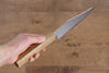 Jikko Fujisan Blue Steel No.2 Santoku 180mm Oak Handle - Seisuke Knife