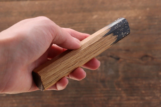 Octagonal Kokushin Lacquered Oak Knife Handle (Large) - Seisuke Knife