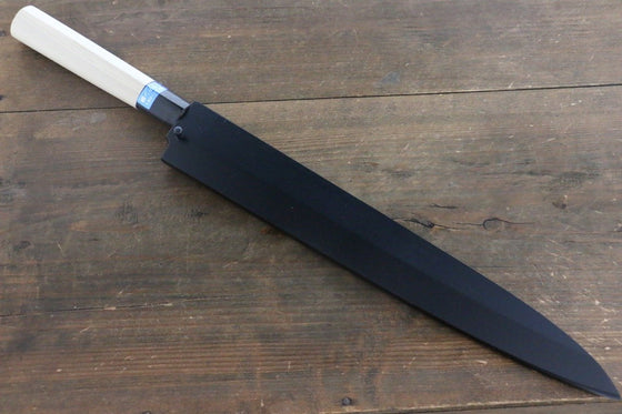 Black Saya Sheath for Yanagiba Knife with Plywood Pin-300mm - Seisuke Knife