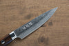 Kazuo Nomura VG10 Damascus Petty-Utility 100mm Ironwood Handle - Seisuke Knife