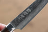 Kazuo Nomura VG10 Damascus Petty-Utility Japanese Knife 100mm Ironwood Handle - Seisuke Knife